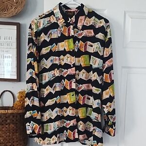 Colorful Book Blouse